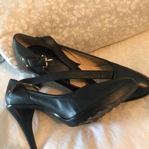 Michael Kors stiletto style ankle strap heels